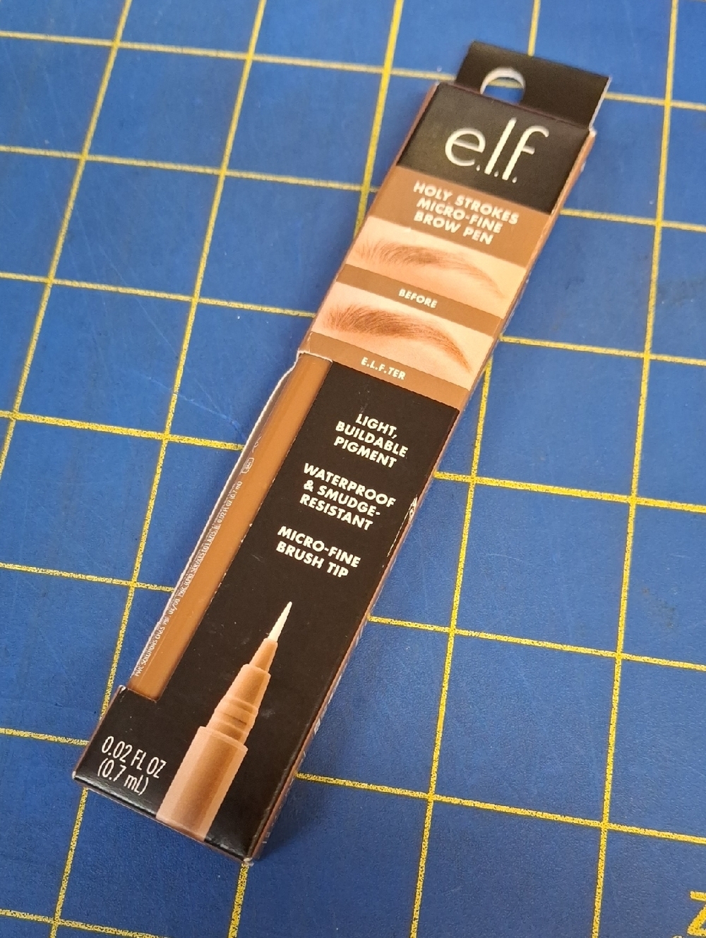 e.l.f. Holy Strokes Micro-Fine Brow Pen - Auburn New in Box